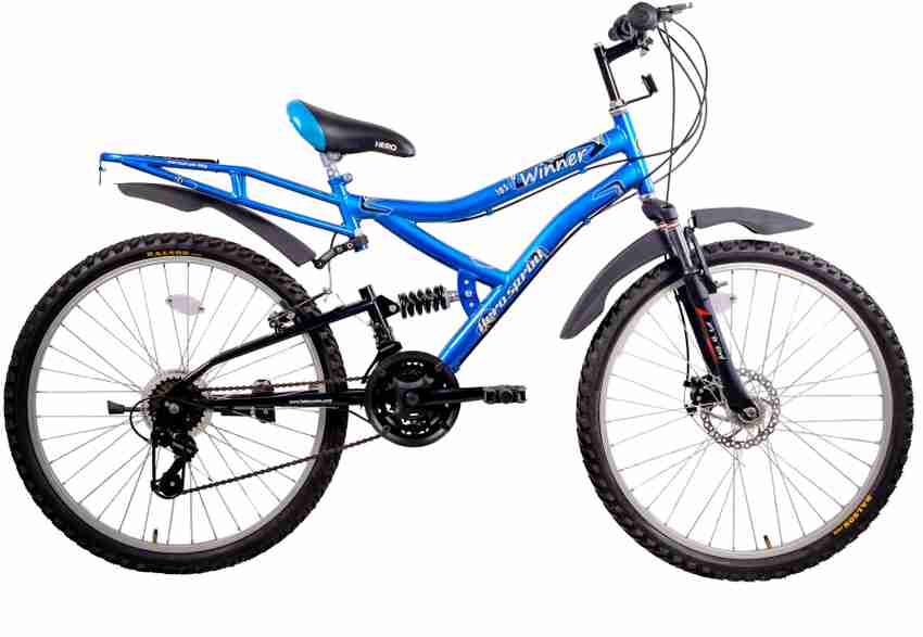 HERO Winner 18S 26T 26 T Mountain Cycle Price in India Buy HERO Winner 18S 26T 26 T Mountain Cycle online at Flipkart