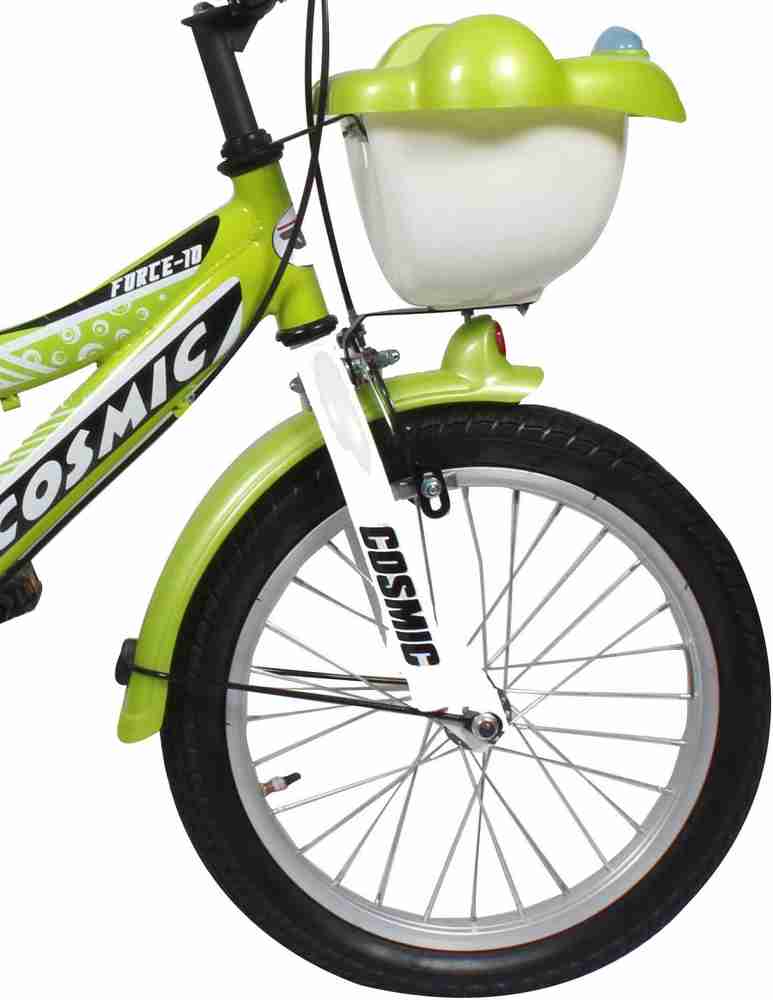 COSMIC 16 INCH FORCE 10 KIDS BICYCLE GREEN 16 T Recreation Cycle