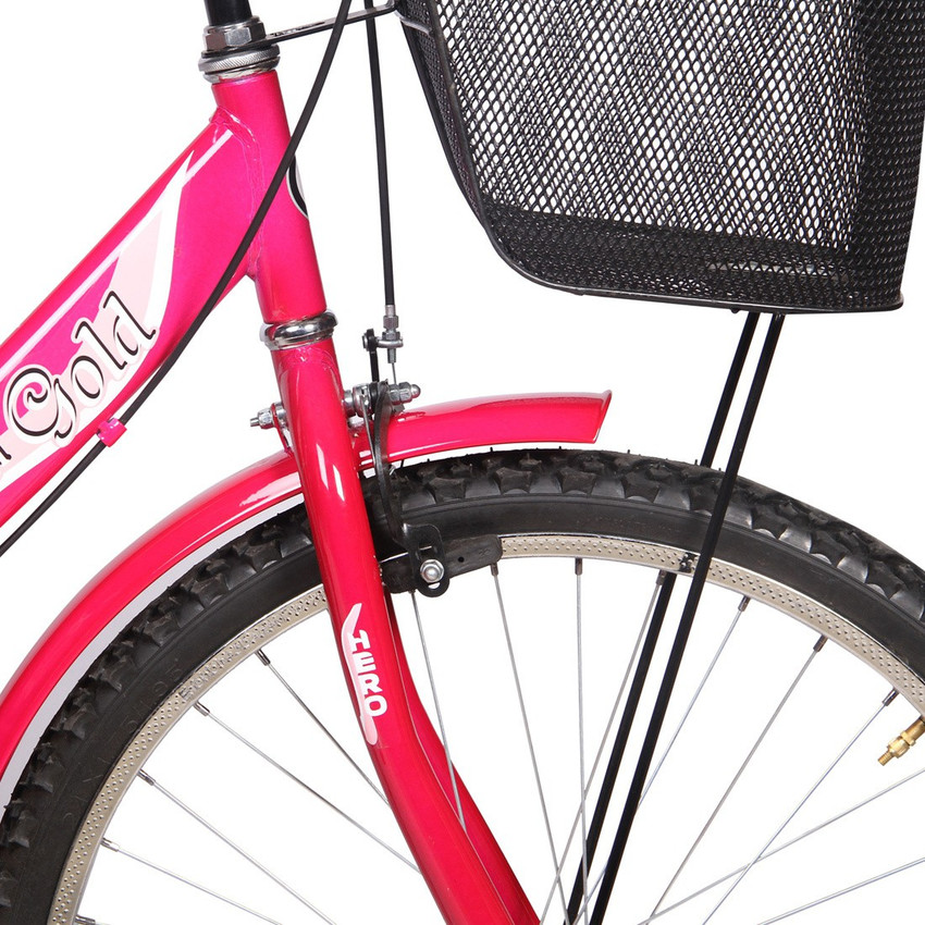 HERO Miss India Gold Single Speed 24 T Girls Cycle Womens Cycle