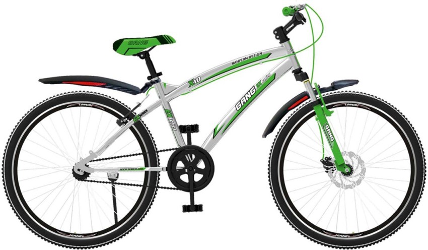 GANG X10 Front Suspension front Disc Brake 26 T Mountain Hardtail Cycle Price in India Buy GANG X10 Front Suspension front Disc Brake 26 T Mountain Hardtail Cycle online at Flipkart