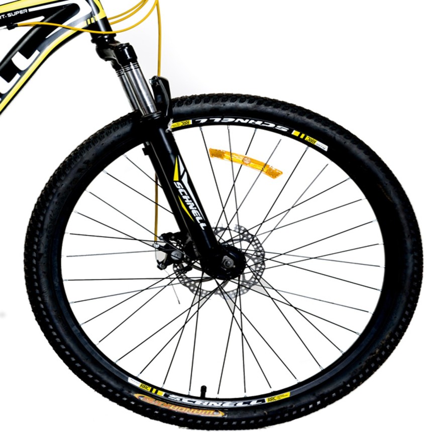 Schnell Adventure MS26 Black Yellow 26 T Mountain Hardtail Cycle