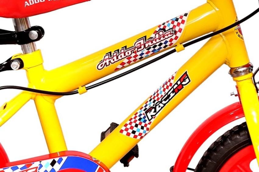 Yellow and best sale red bike