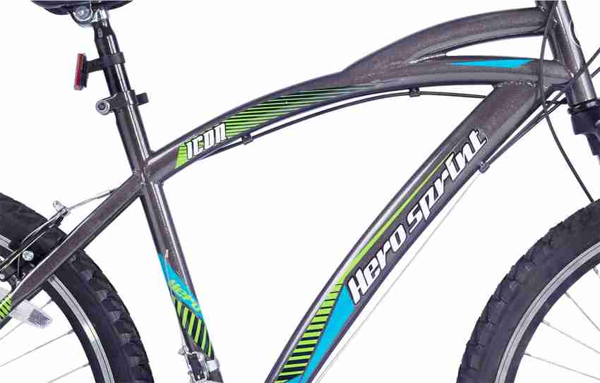 HERO Sprint 26T Icon 21 Speed 26 T Mountain Hardtail Cycle Price in India Buy HERO Sprint 26T Icon 21 Speed 26 T Mountain Hardtail Cycle online at Flipkart