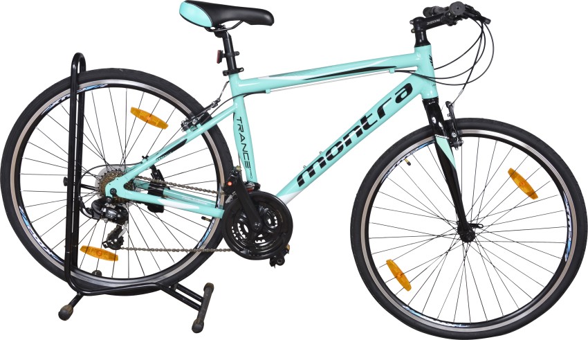 Montra Montra Trance Pro 21 Speed 700x35C Cyan 28 T Hybrid Cycle/City Bike  Price in India - Buy Montra Montra Trance Pro 21 Speed 700x35C Cyan 28 T  Hybrid Cycle/City Bike online at Flipkart.com