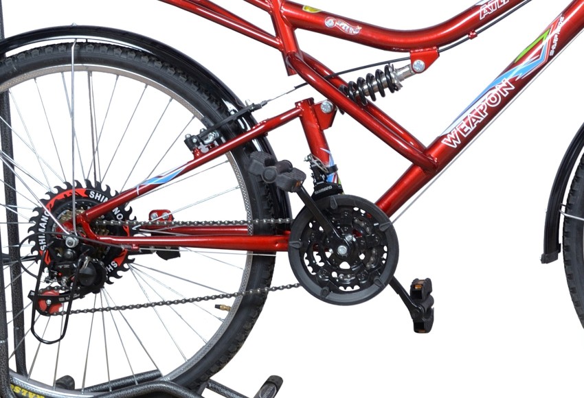 ATLAS Weapon DS 26T 18 Speed 26 T Mountain Cycle Price in India Buy ATLAS Weapon DS 26T 18 Speed 26 T Mountain Cycle online at Flipkart