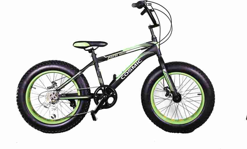 COSMIC Fatso 7S 20 Black Green 20 T BMX Cycle Price in India