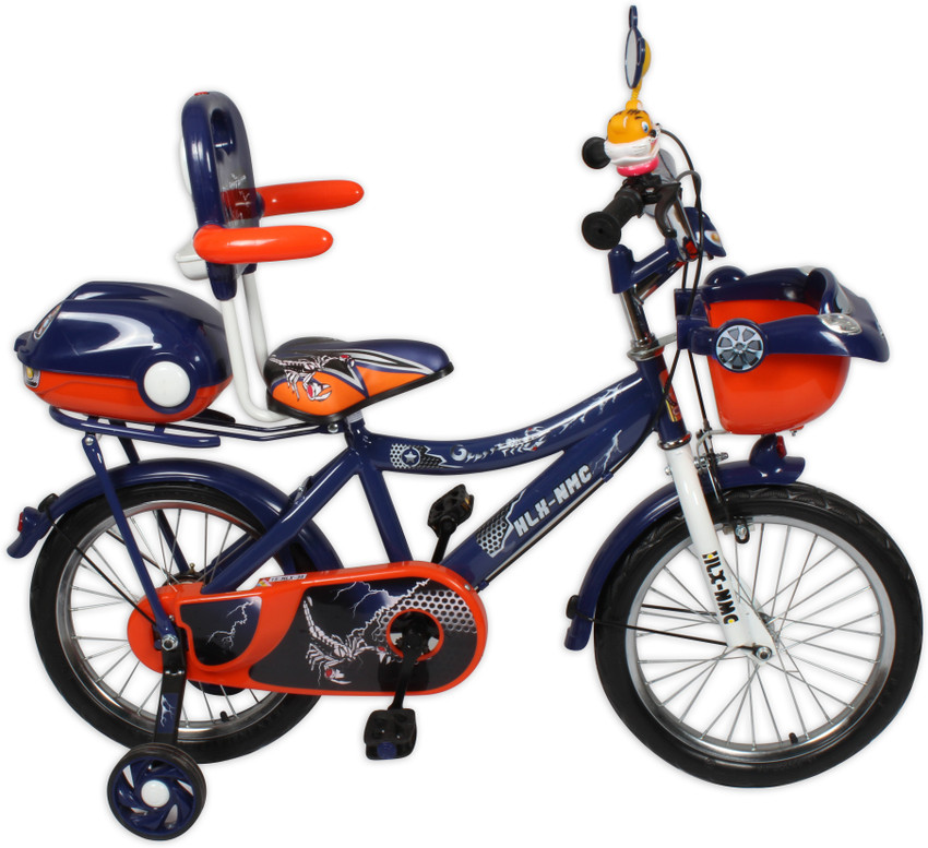 HLX NMC KIDS BICYCLE 16 CAR X BLUE ORANGE 16 T Recreation Cycle