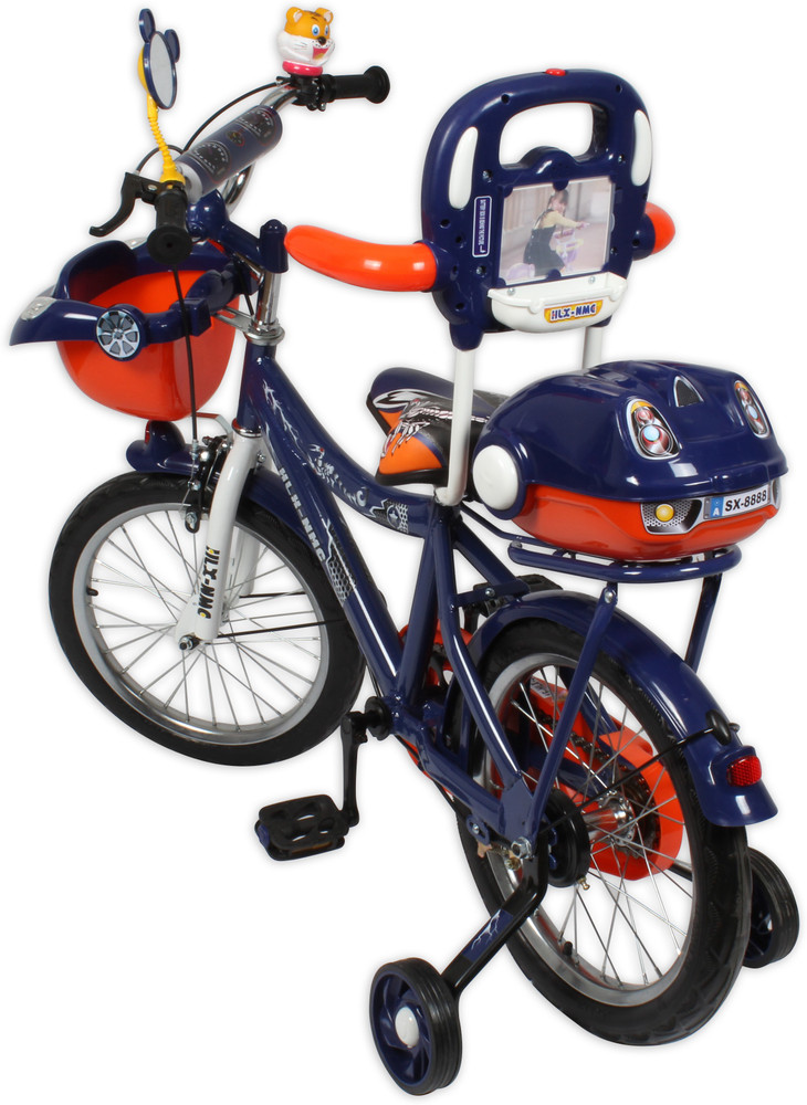 HLX NMC KIDS BICYCLE 16 CAR X BLUE ORANGE 16 T Recreation Cycle