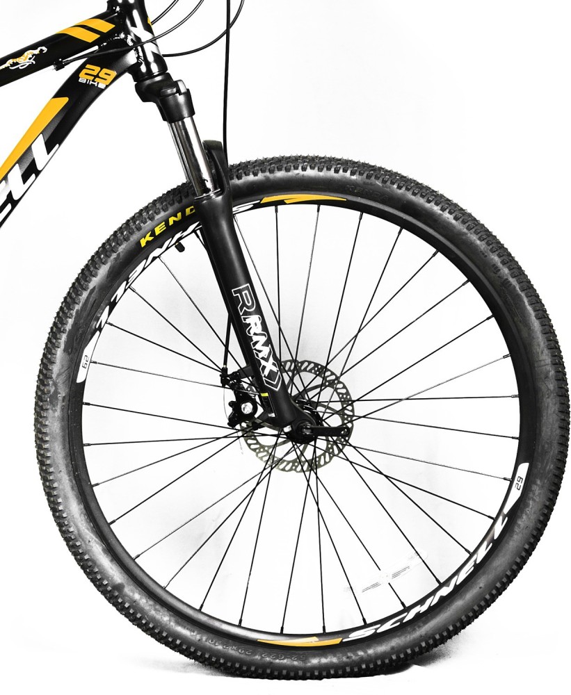 Schnell Fang 29 SS BlackandYellow 28 T Mountain/Hardtail Cycle Price in India 