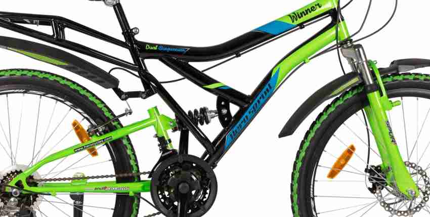 Hero sprint 26t winner 18 speed store black and green