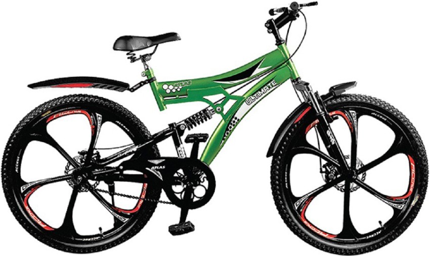 ATLAS Torpedo D Shox 26 T Mountain Cycle Price in India Buy ATLAS Torpedo D Shox 26 T Mountain Cycle online at Flipkart