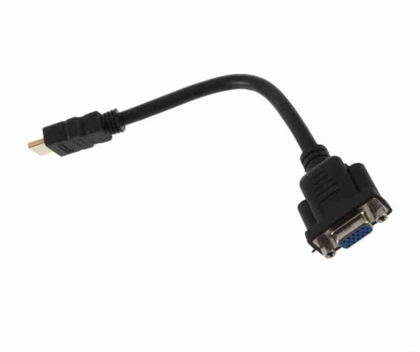 DigiMart HDMI Cable 0.1 m Mini HDMI to VGA Male to Female Adapter