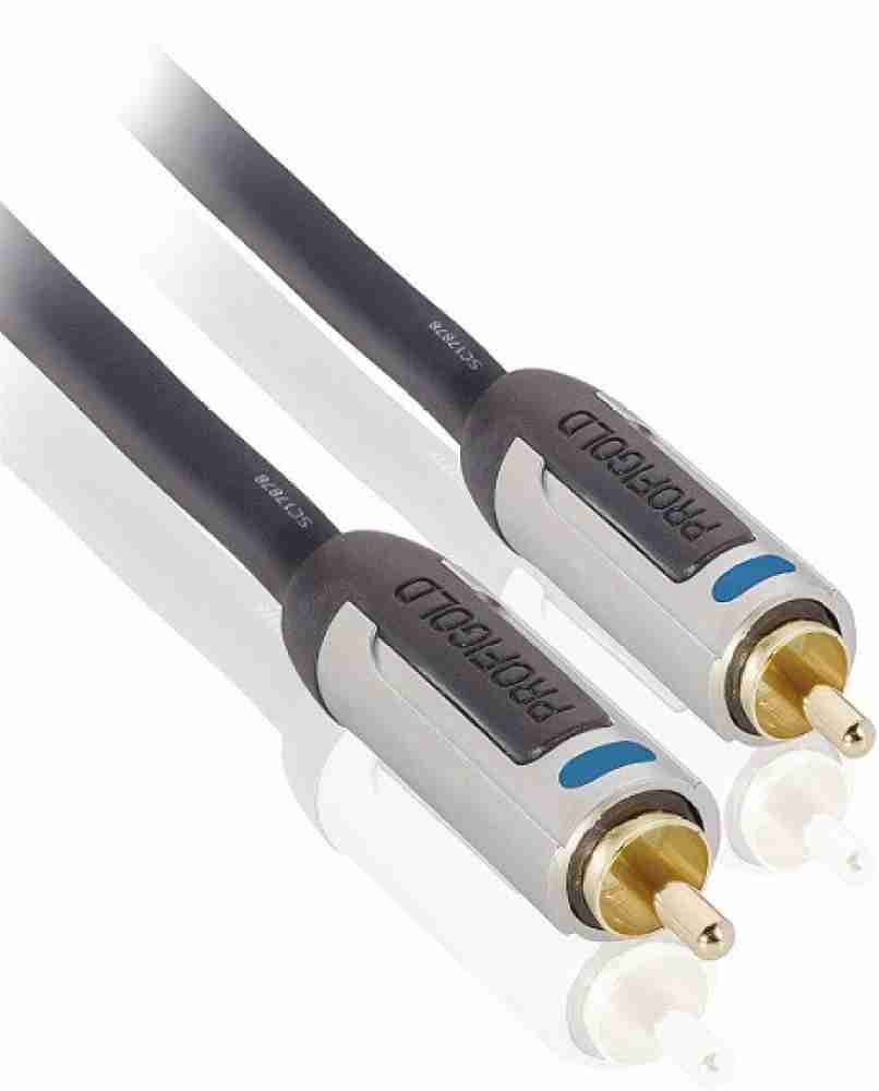 15ft Long – RCA/Phono Extension Lead Cable, Audio/Digital/Video (Coax Cable,  RCA/Phono Male to Female, 