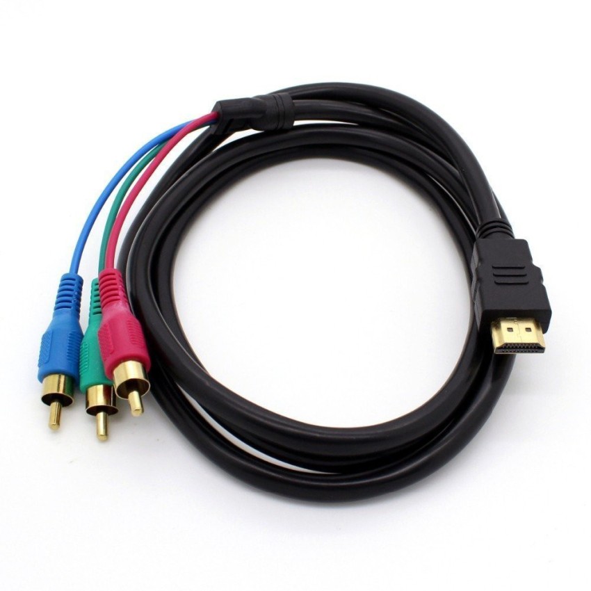 HDMI to 3 RCA Adapter Cable Audio Video AV Cable Adapter Converter  Connector Component Wire Lead for