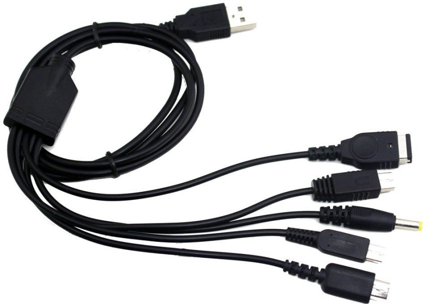 chargeur 5V 3A Micro-USB Câble DC 1M noir