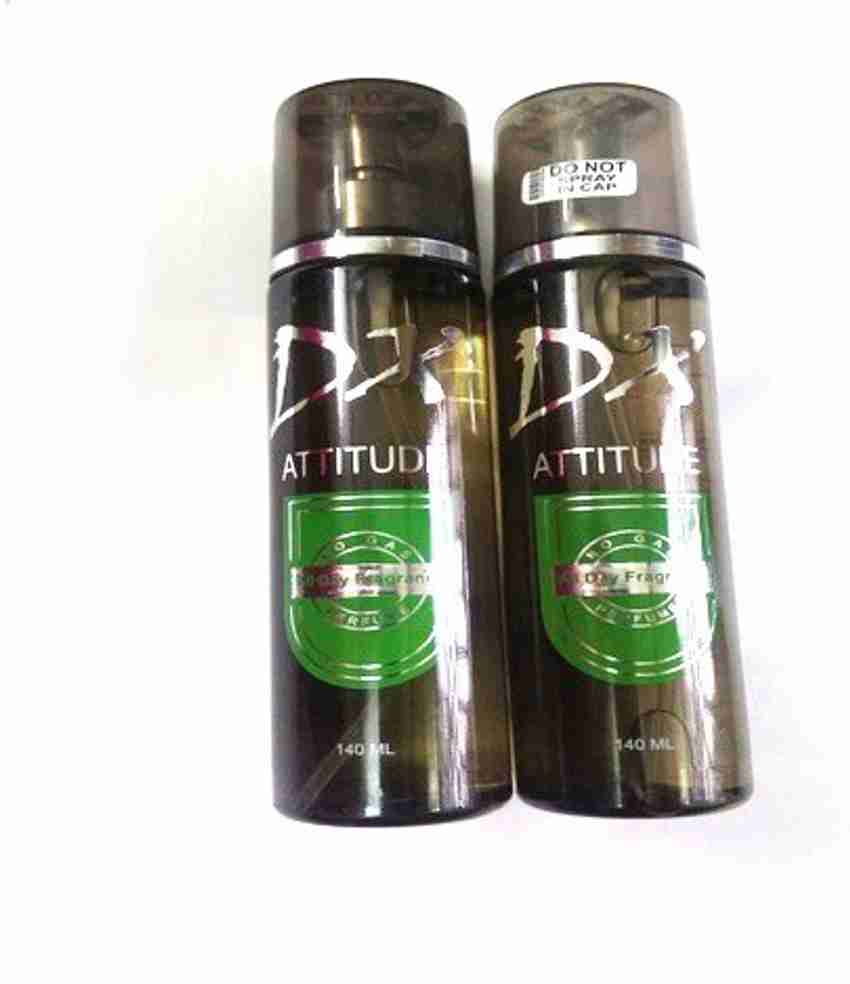 Attitude clearance body spray