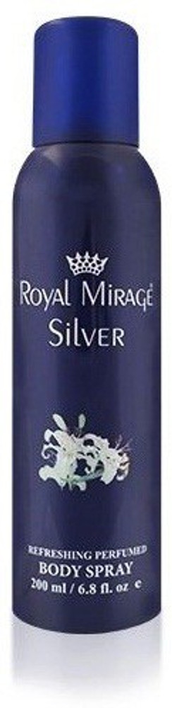 ROYAL MIRAGE Silver Deodorant Spray For Men Price in India