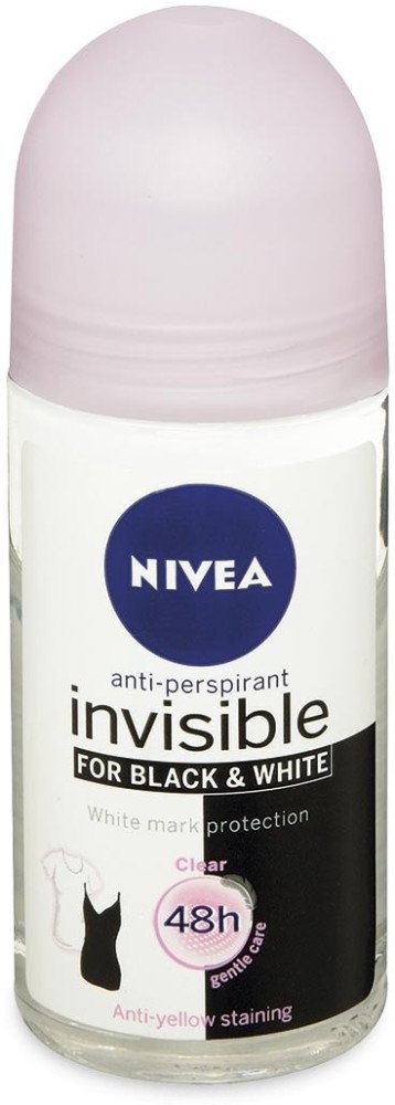 NIVEA Antiperspirant Spray for Women, Black & White Invisible