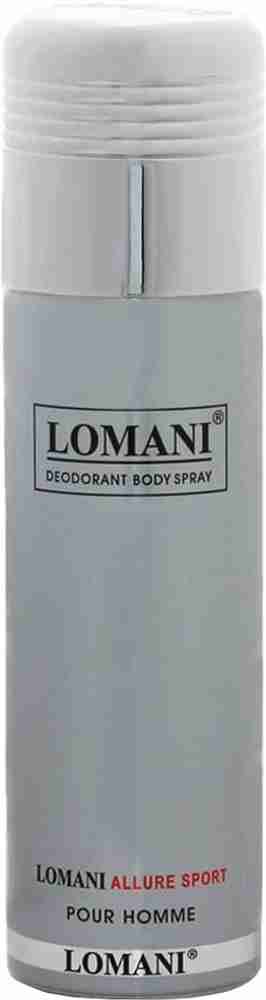 LOMANI Allure Sport Deodorant Spray For Men Price in India