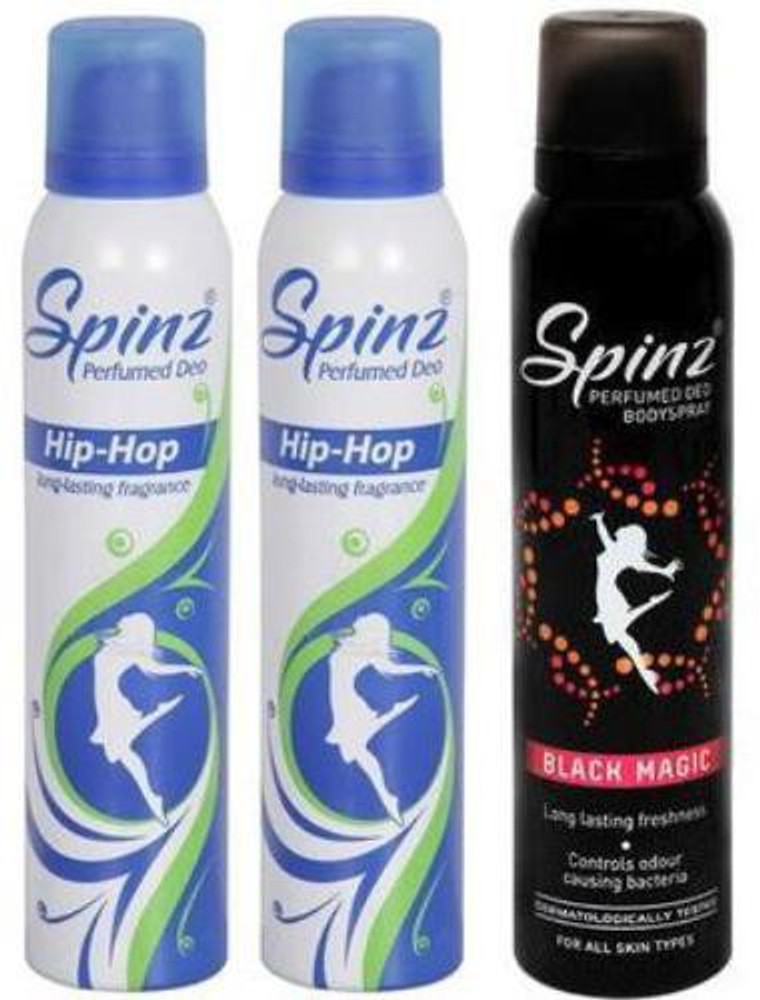 Spinz Hip Hop and Black Magic Deodorant Spray For Women Price