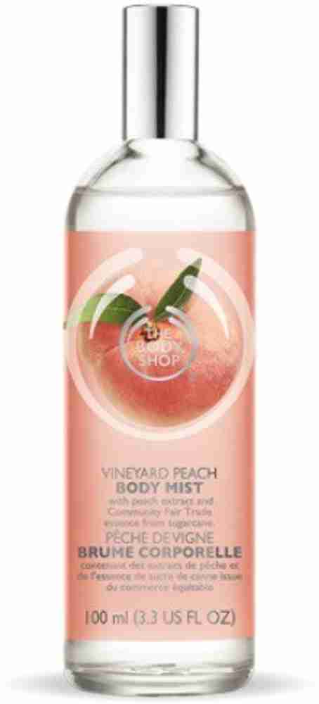 Body shop peach perfume clearance