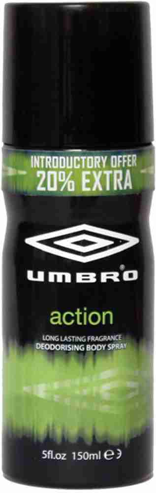 UMBRO Action Deodorant Spray For Men Price in India Buy UMBRO