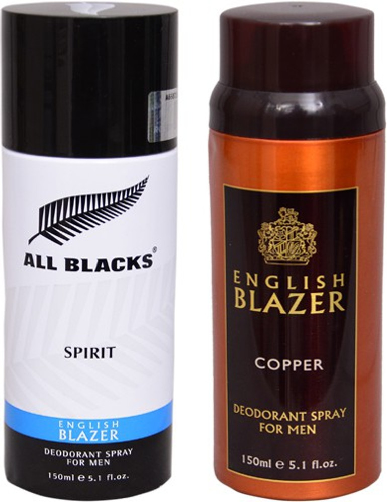 English BLAZER 1 ALL BLACKS 1 COPPER Deodorant Spray For Men