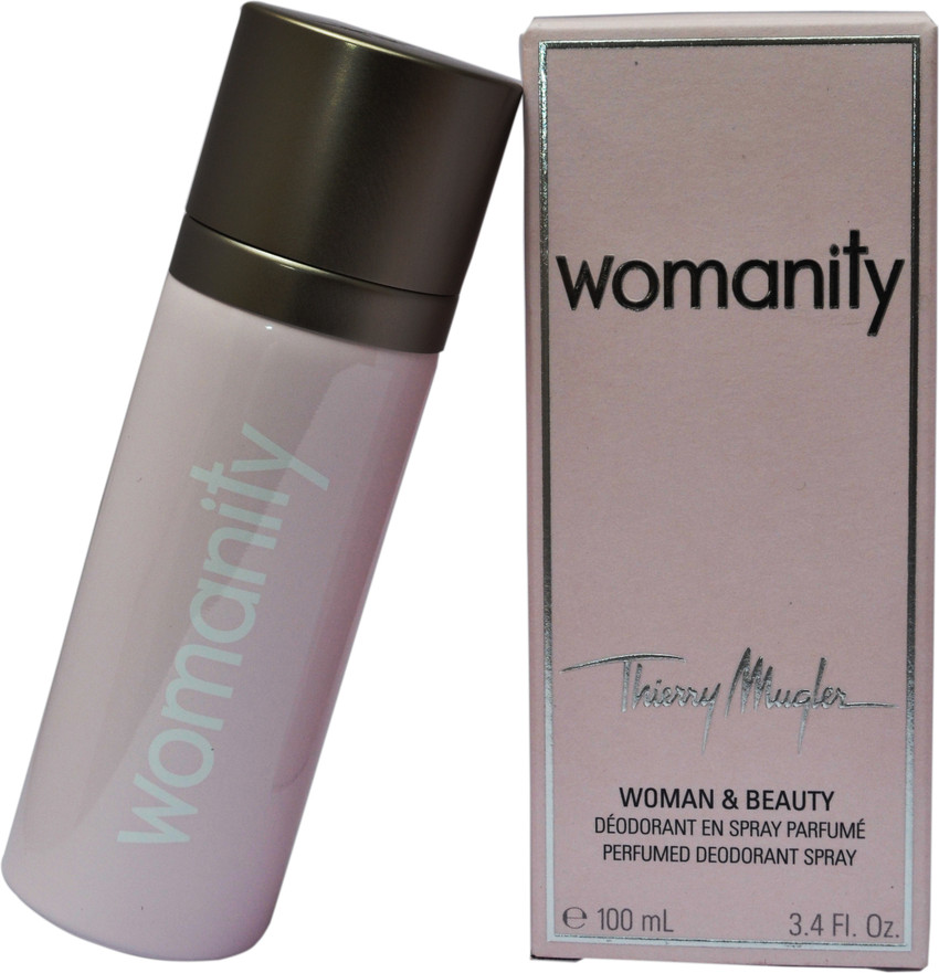 Thierry Mugler Womanity Deodorant Spray For Women Price in India Buy Thierry Mugler Womanity Deodorant Spray For Women Online In India Reviews Ratings Flipkart