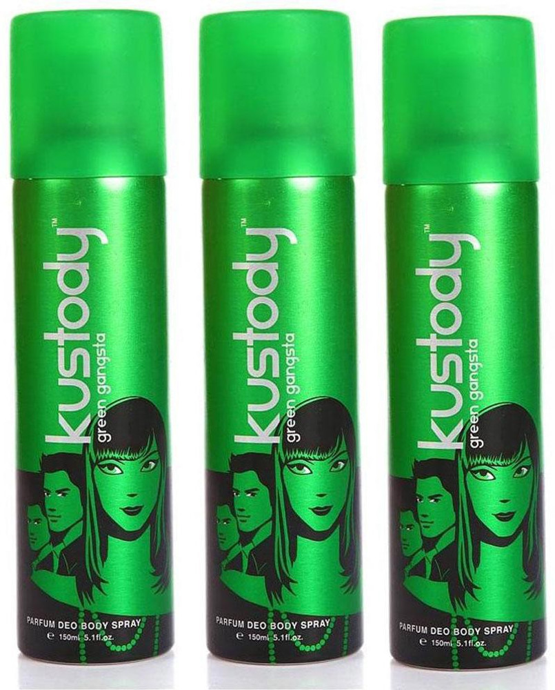 KUSTODY green gangsta Deodorant Spray For Men Women