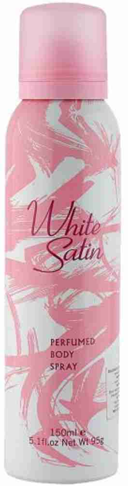 White satin body spray online