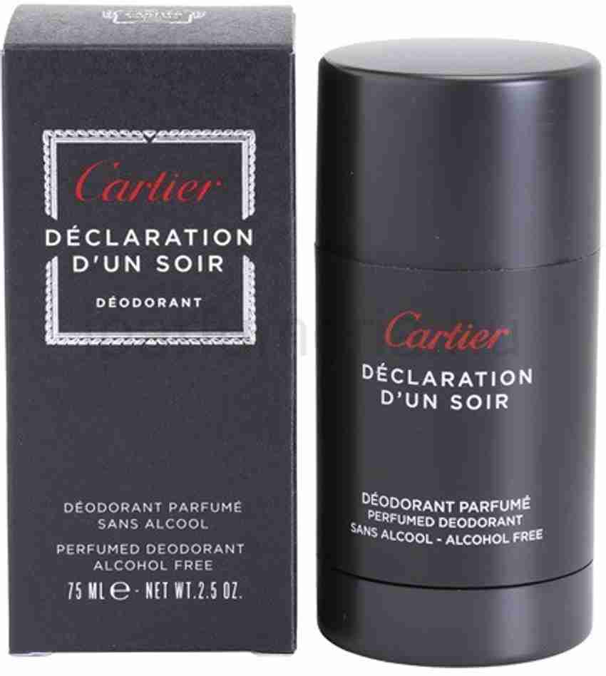 CARTIER Declaration D UN Soir Deodorant Stick For Men Price in India Buy CARTIER Declaration D UN Soir Deodorant Stick For Men Online In India Reviews Ratings Flipkart