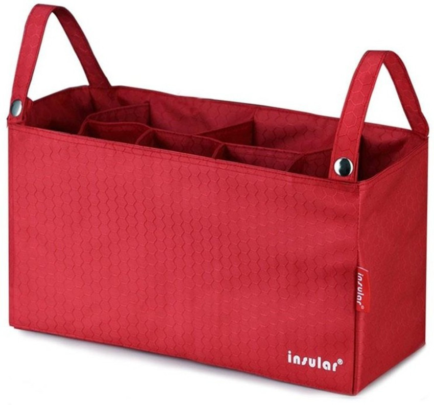 Nappy bag outlet organiser pouches