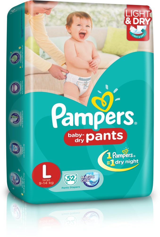 Buy PAMPERS DIAPER SIZE L PACKET OF 4 Online  Get Upto 60 OFF at PharmEasy