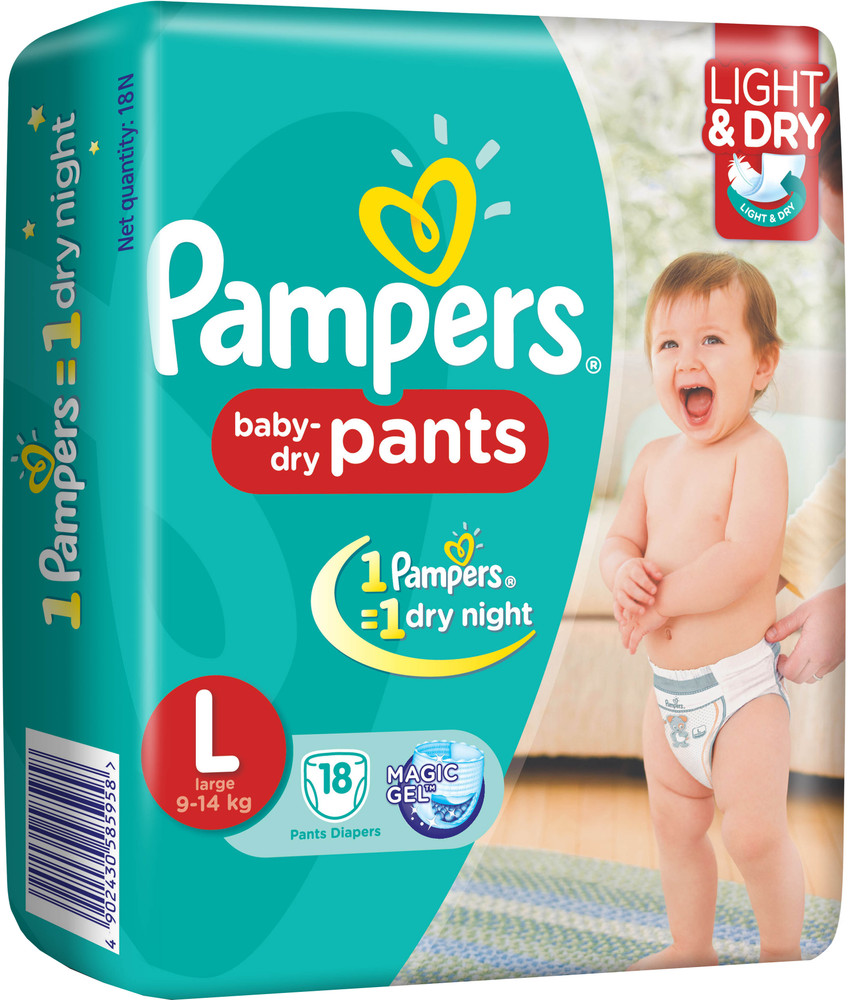 Pampers large price 30 pcs on sale