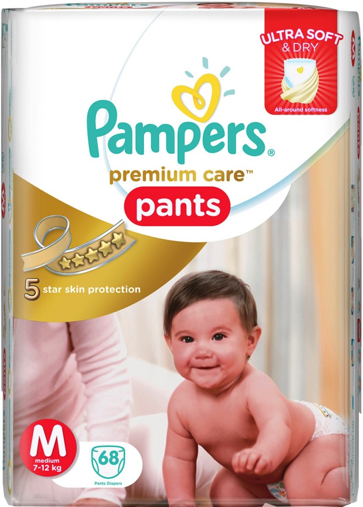 Pampers Premium Care Diaper Pants M 712 kg Price  Buy Online at 1889  in India