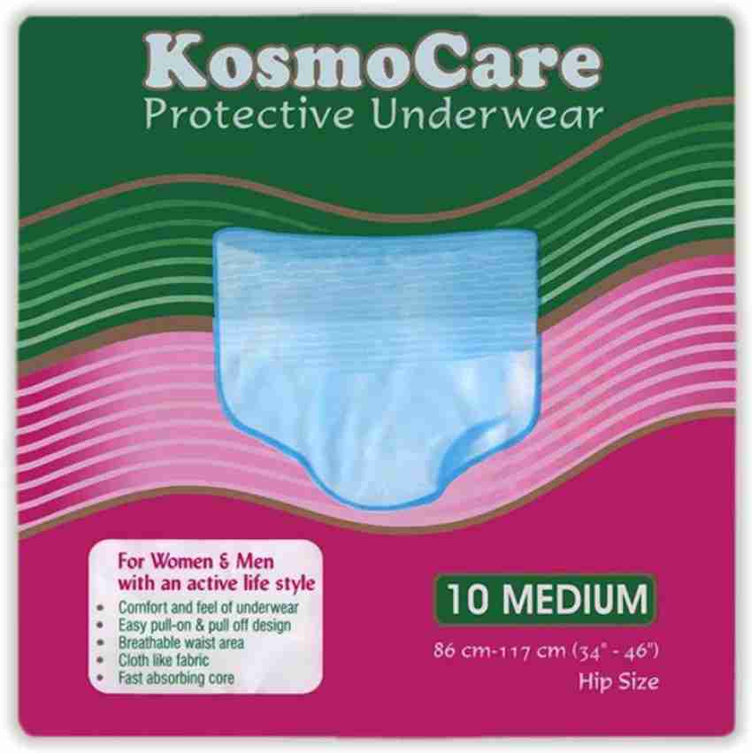 KosmoCare Disposable Protective Underwear-Size 34 To 46 Inches Adult  Diapers - M - Buy 10 KosmoCare Adult Diapers for babies weighing < 100 Kg
