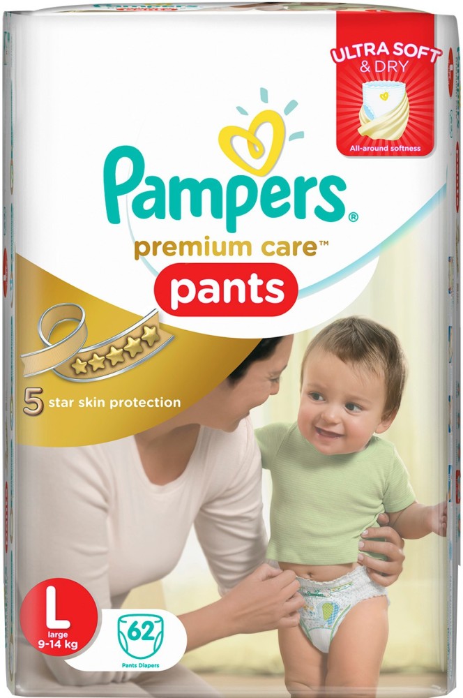 Pampers large size sales diaper pants flipkart