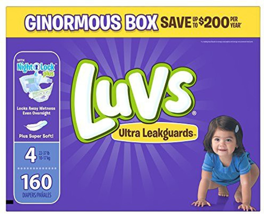 Luvs Ultra Leakguards Diapers Size 4 160 Count Buy Baby Care