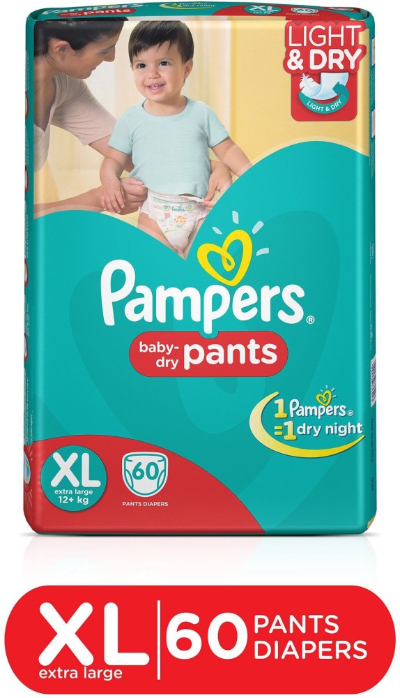 Pampers XL 66  XL  Buy 56 Pampers Pant Diapers  Flipkartcom