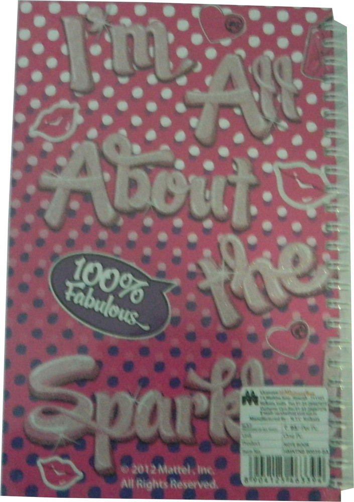 Barbie notebooks for school outlet