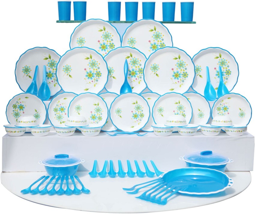 Plastic dinner 2024 set price