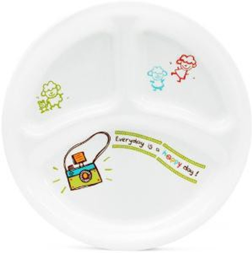 CORELLE Pack of 6 Glass Kids Collection Happy Day Dinner Set Price