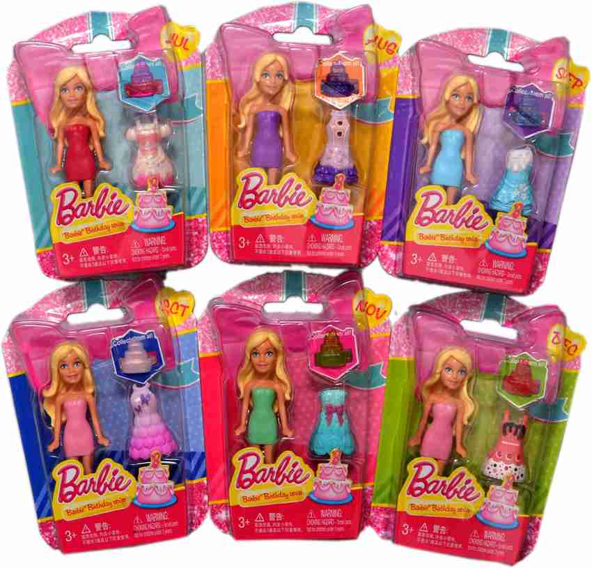 BARBIE Mini Birthday Dolls Collection 6 Cake Series Mini Birthday Dolls Collection 6 Cake Series shop for BARBIE products in India. Flipkart