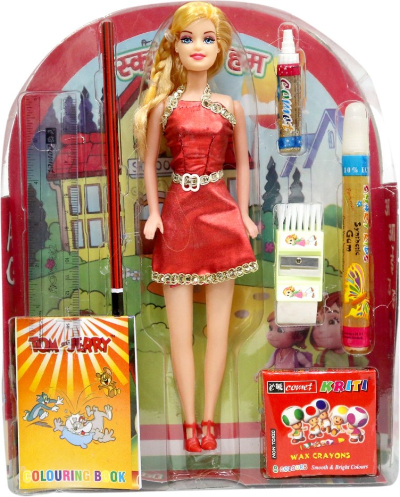 Barbie doll discount set on flipkart