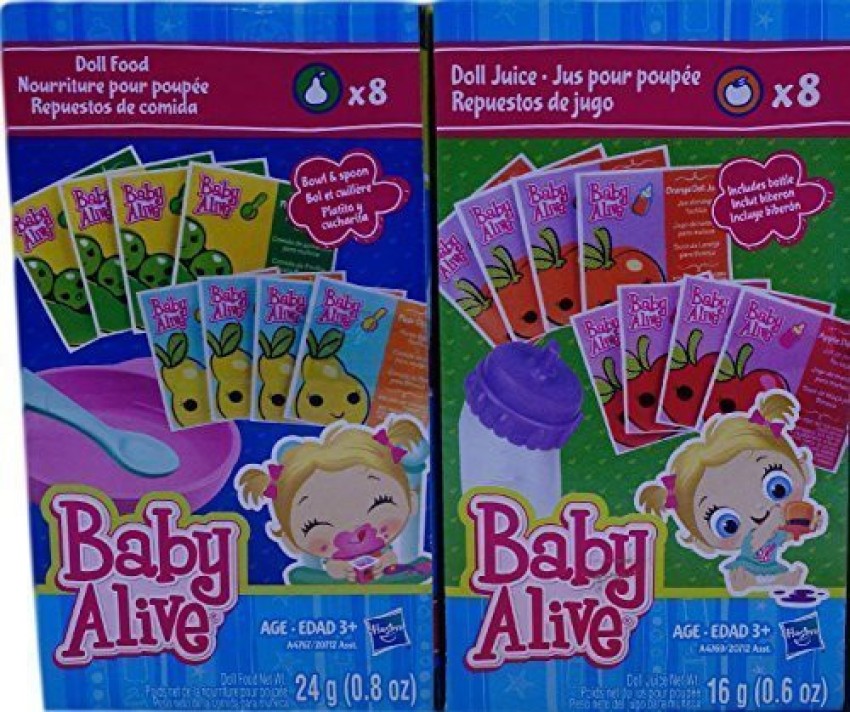 Baby alive hot sale doll food