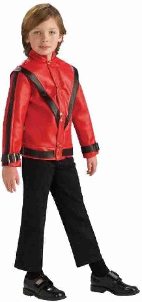 Rubies Michael Jackson Costume, Child's Deluxe Red Thriller Jacket Costume,Small  - Michael Jackson Costume, Child's Deluxe Red Thriller Jacket Costume,Small  . shop for Rubies products in India.