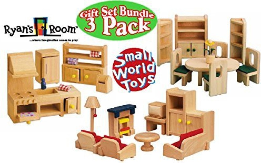 Ryan s Room World Toys Ryan s Room Wooden Dollhouse Furniture