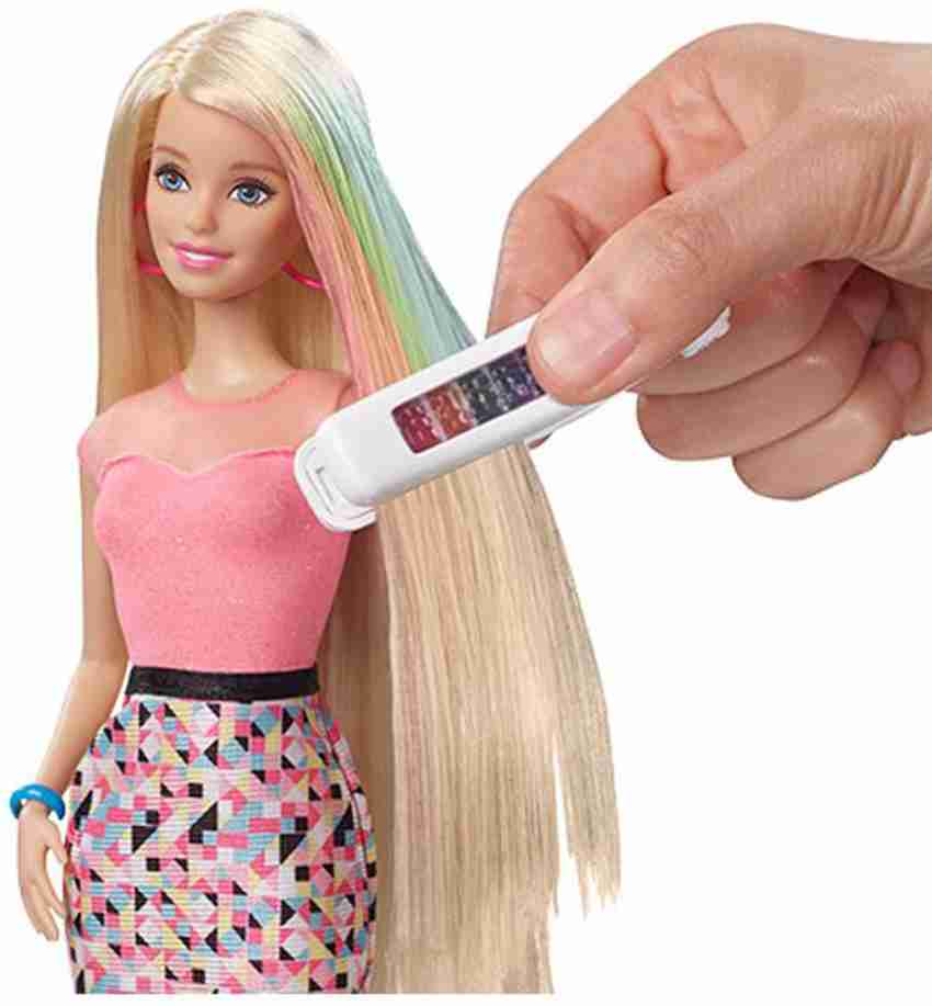 BARBIE Beautiful Rainbow Hair with Endless Style Beautiful