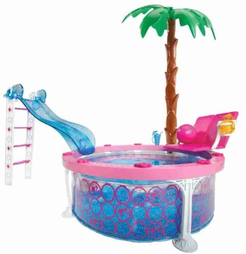 Barbie slide best sale and pool