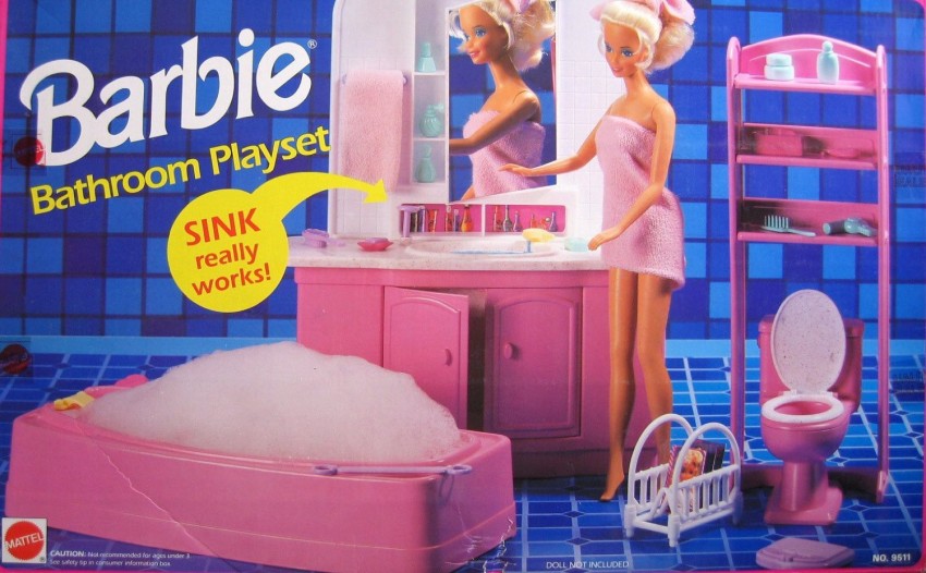 Vintage barbie hot sale bathtub